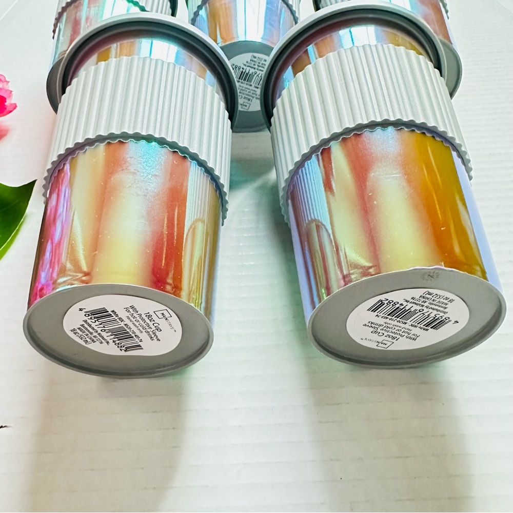Mainstays 18oz To Go Cup- Rust Iridescent - 5 CUPS NEW - Picture 5 of 11